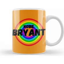 Humuts Kobe Bryant   Basketball Gifts Vintage Retro Rainbow Quotes For Boys And Dad Kupa Bardak Porselen