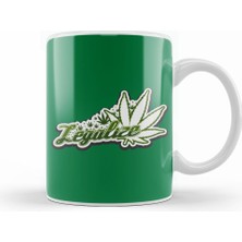 Humuts Legalize Weed Marijuana Cannabis Kupa Bardak Porselen