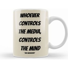 Humuts Jim Morrison Quotes Gift  Vintage Retro Rainbow Style Kupa Bardak Porselen