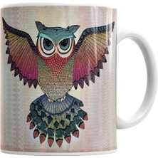 Humuts Baykuş 6 Kupa Bardak Porselen