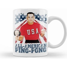 Humuts Forrest Gump All American Ping Pong Kupa Bardak Porselen