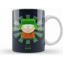 Humuts South Park Kyle Retro Japanese Kupa Bardak Porselen