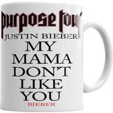 Humuts Purpose Tour Justın Bıeber  Kupa Bardak Porselen