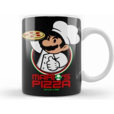Humuts Mario Bros Mario's Pizza Kupa Bardak Porselen