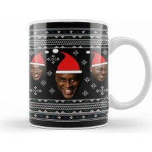 Humuts Christmas Ainsley Harriot Face Knit Pattern Kupa Bardak Porselen
