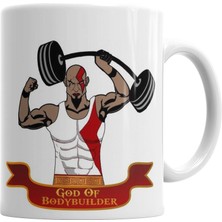 Humuts God Of Bodybuilder Kupa Bardak Porselen