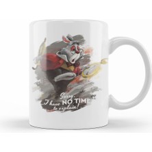 Humuts White Rabbit The White Rabbit Kupa Bardak Porselen