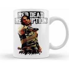 Humuts Red  Dead Redemption Kupa Bardak Porselen