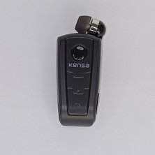 Kensa KB-200 Titreşimli Makarali Tek Kulak Bluetooth Kulaklik white