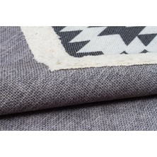 Rugs Modern Rustik 4002 Gri Iskandinav Stil Kilim