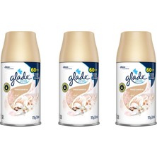 Glade Yedek Sprey Oda Kokusu İpeksi Vanilya 269 ml x 3 60 Gün Süren Etkili Koku