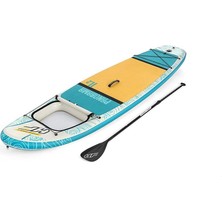 Bestway 65363 Şişme Kano Sörf Tahtası-Çantalı Set Kürek ve Pompa Dahil 340X89X15 cm