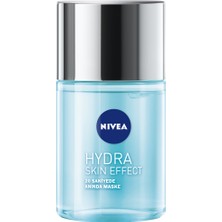 NIVEA Hydra Skin Effect 20 Saniyede Anında Yüz Maskesi 100ml; Saf Hyaluron; 72 Saat Nemlendirme; Dolgun Cilt; Likit Maske