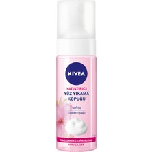 NIVEA Yüz Yıkama Köpüğü Yatıştırıcı 150ml, Kuru Ciltler, Derinlemesine Yüz Temizleme, Doğal Badem Yağı