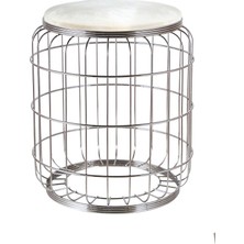 Begüsa Camellia Puf Krom - Bej