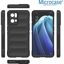 Microcase Oppo Reno 7 5G Miami Serisi Darbeye Dayanıklı Silikon Kılıf - Açık Gri