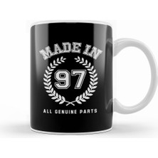 Humuts 1997 Made In 97 All Genuine Parts Kupa Bardak Porselen