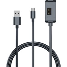 Telesın Djı Action 2 Manyetik Şarj Istasyonu USB To Type-C Şarj Kablosu 2 In 1 ( 65 cm )