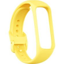 Markacase Samsung Galaxy Fit2 R-220 Için Silikon Kordon Sarı