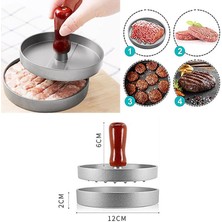 Jet’s Home Profesyonel Hamburger Pressi Alüminyum 12 cm