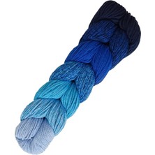 Spagettiyarn Makrome Ombre Okyanus El Örgü Ipliği
