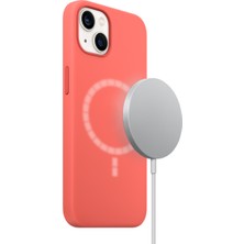 Buff iPhone 13 Magsafe Rubber Fit Kılıf Pink Pomelo