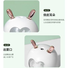Xinhang Tavşan Hava Nemlendirici 300 ml Sevimli Pet Ultrasonik Serin Mist Aroma Yağı Difüzör (Yurt Dışından)