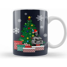 Humuts Arnie Around The Christmas Tree Arnold Arnie Retro Japanese Schwarzenegger Kupa Bardak Porselen