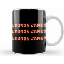Humuts Lebron James   Basketball Gifts Vintage Retro Rainbow For Boys And Dad Kupa Bardak Porselen
