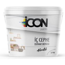 İcon Paints Icon Akrilik Iç Cephe Boyası 3,5 Kg.