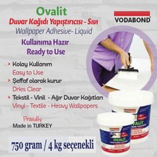 Vodabond Hazır Ovalit Tekstil Vinil Duvar Kağıdı Tutkalı Yapıştırıcısı 750 gr