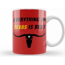 Humuts Texas Vintage Retro Rainbow Style Kupa Bardak Porselen