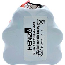 Henza Felix Indigo Serisi FL477 Uyumlu Henza 9.6V 2500MAH Şarjlı Süpürge Pili