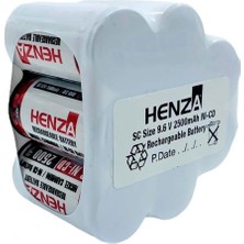 Henza Felix Indigo Serisi FL477 Uyumlu Henza 9.6V 2500MAH Şarjlı Süpürge Pili