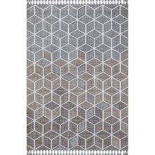 Türkmen Halı Rio 19430 Gri Bej Iskandinav Desen Halı