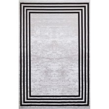 Türkmen Halı Poem PM04 Siyah Modern Desen Halı