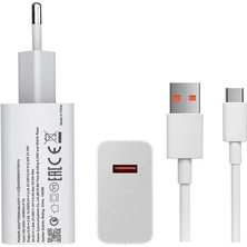 Newpole Xiaomi Uyumlu 27W Hızlı Şarj Adaptörü ve Şarj Kablosu Xiaomi Mi 9, 10T, 10S, M3, 11, 1t, 12, Poco X3, F3, M3, Oppo Find Newpole Hızlı Şarj Adaptörü 27W ve Kablosu