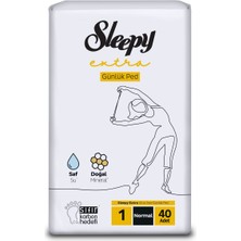 Sleepy Extra Ultra İnce Günlük Ped Normal 40 Adet Ped