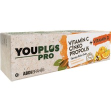 Youplus Pro Vitamin C, D, Çinko & Propolis 15 Efervesan Tablet - Abdi İbrahim