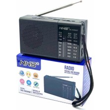 Nns Yeni Mini USB Am Fm Sw 3 Bant Radyo NS-8088BT Mini Dünya Radyo Alıcısı Usb/tf/bt ile