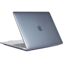 NovStrap Apple Macbook Pro 2020 13 Inch A2289-A2251 Koruyucu Kılıf Sert Rubber Üst ve Alt Koruma Kapağı