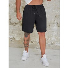 DAXİS Sportwear Company Şort Erkek Siyah-Daxis Sportwear Company