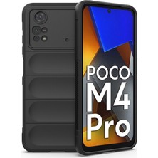 Microcase Xiaomi Poco M4 Pro 5g Miami Serisi Darbeye Dayanıklı Silikon Kılıf - Siyah