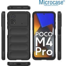 Microcase Xiaomi Poco M4 Pro 5g Miami Serisi Darbeye Dayanıklı Silikon Kılıf - Siyah