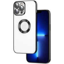 ZORE iPhone 12 Pro Kılıf Kamera Korumalı Logo Gösteren Omega Kılıf