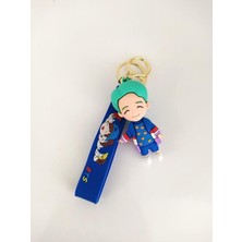 Hd Marketim Bts Rm Karakter Figür Silikon Anahtarlık Çanta Süsü Oyuncak