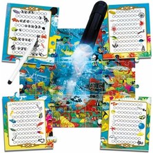 Headu Deniz Yaşamını Keşfet Fenerli Puzzle ( Explore The Sea Lıfe )