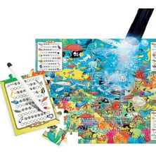 Headu Deniz Yaşamını Keşfet Fenerli Puzzle ( Explore The Sea Lıfe )
