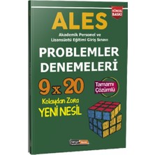 Kariyer Yayınları Meslek Ales Kolaydan Zora 9X20 Yeni Nesil Çözümlü Problemler Denemeleri
