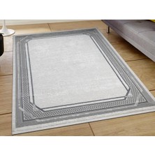Çeyiz Diyarı Asel Clasic Gri Bej Dikdörtgen Halı 160X230CM